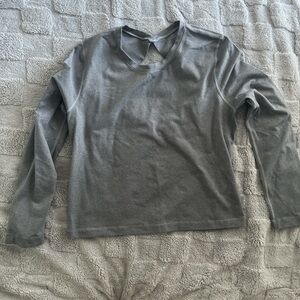 lululemon athletica Gray Long Sleeve Tee
